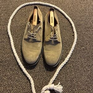 M. Gemi Light Brown Suede Oxfords